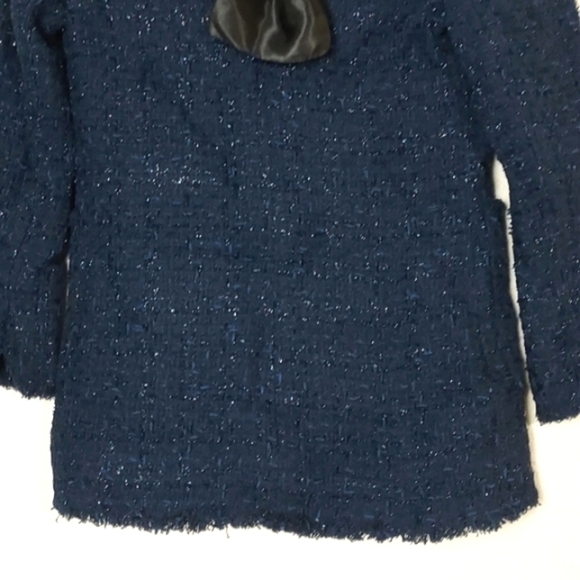 NWOT Amen Wardy Tweed Blazer Jacket Blue Size FR36 - Picture 8 of 16